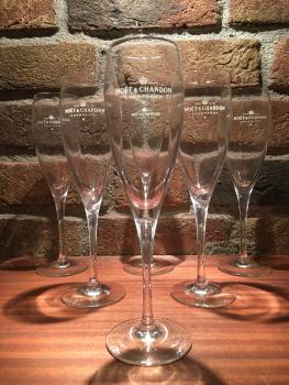 Champagner Frankreich 6x Moët & Chandon Gläser